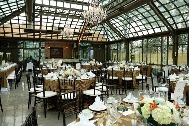 Exterior of The Bryan Museum in Galveston surrounded by palm trees and historic stonework