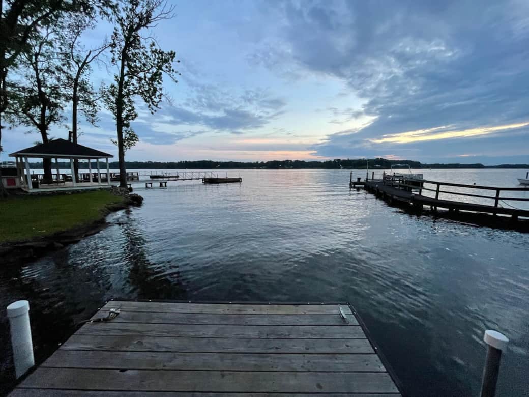 Water view from dock