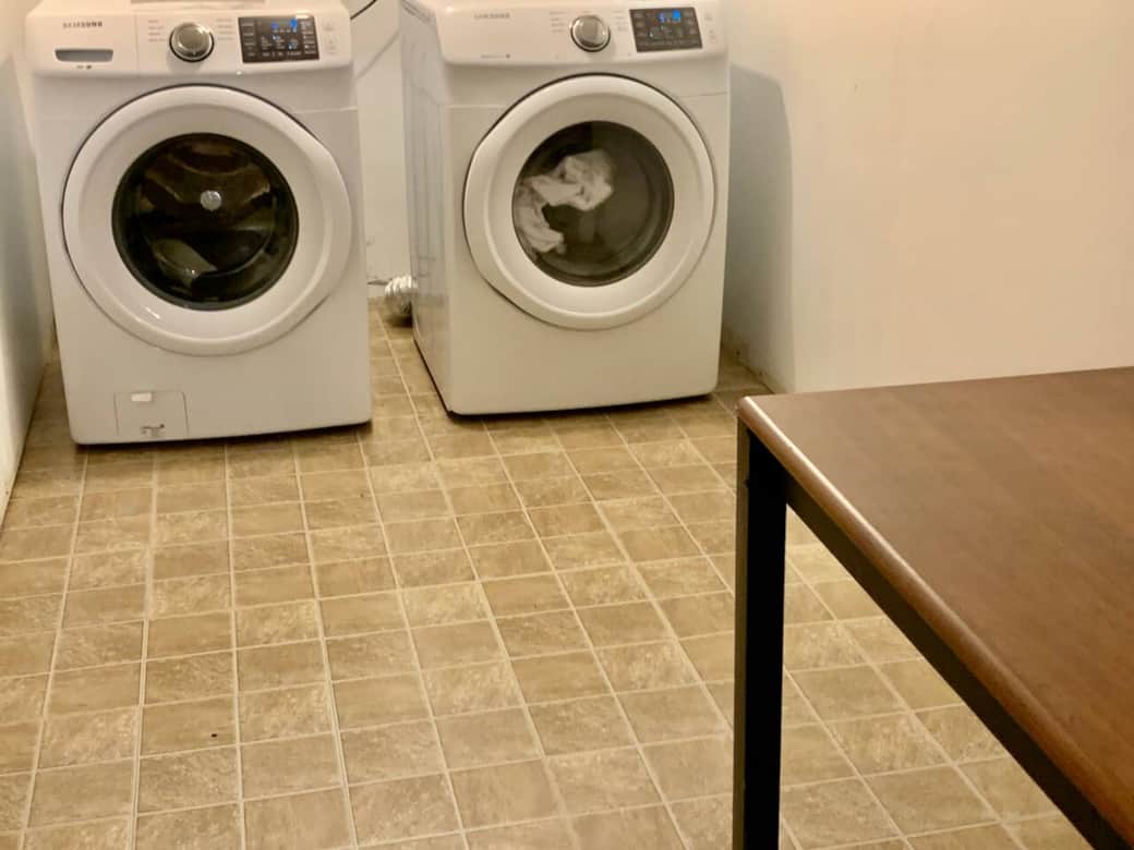 Dedicated laundry area with full-size washer and dryer, convenient for families and extended stays at your Cape Cod rental. Dedicated laundry area with full-size washer and dryer, convenient for families and extended stays at your Cape Cod rental.