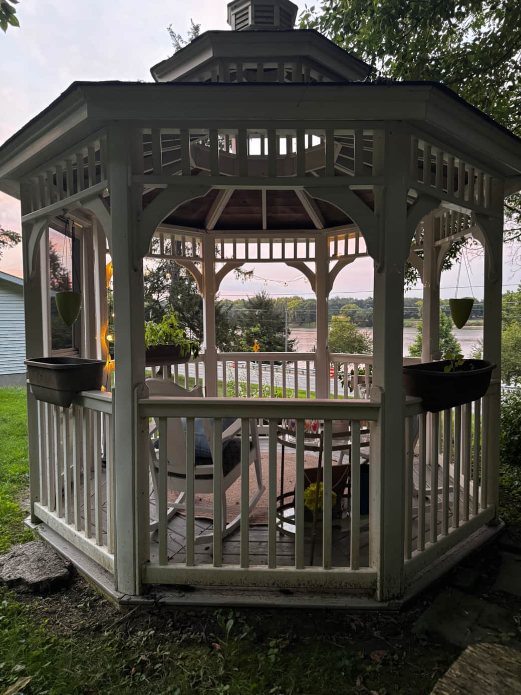 Sunset Views from the Gazebo