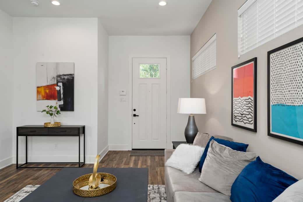 Equipped with ADT security panel on the door programmed with your personal code. Equipped with ADT security panel on the door programmed with your personal code.