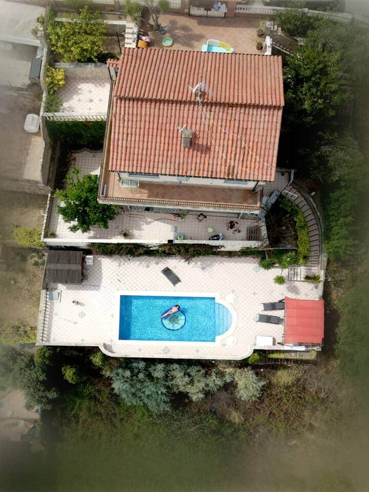 A bird's eye view of "Villa Cariño".