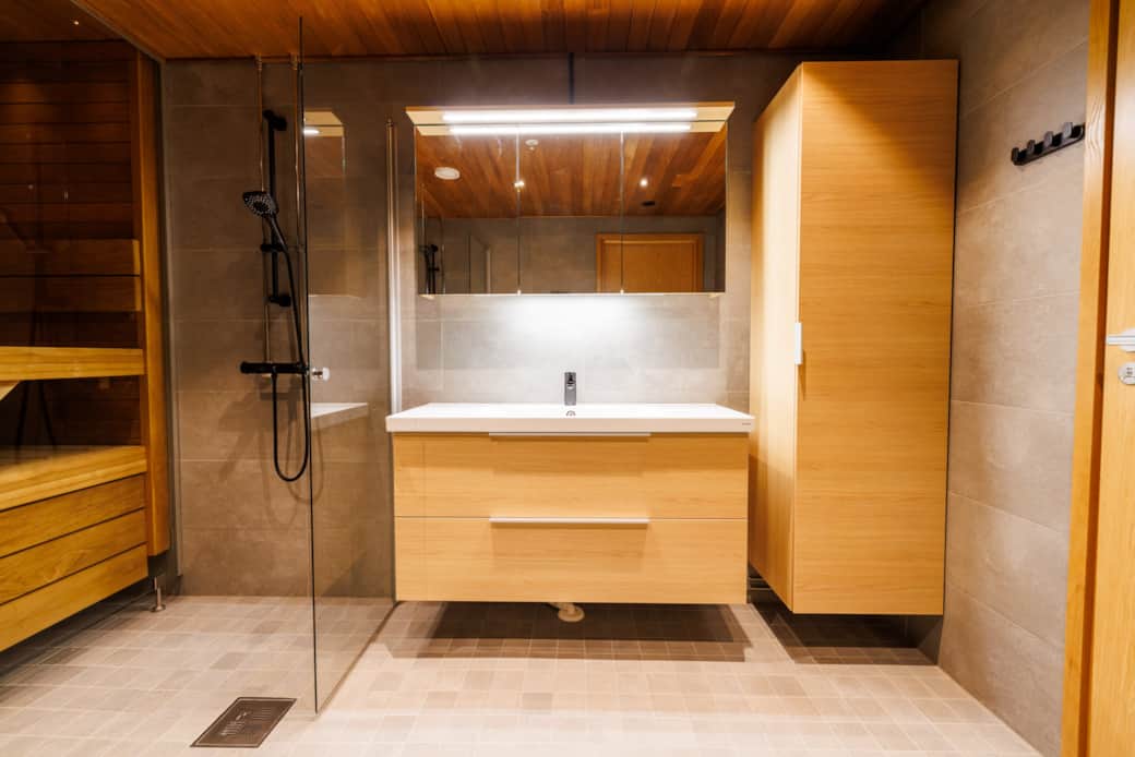 Sauna bathroom
