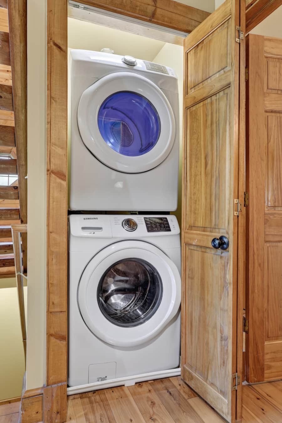 Washer and dryer