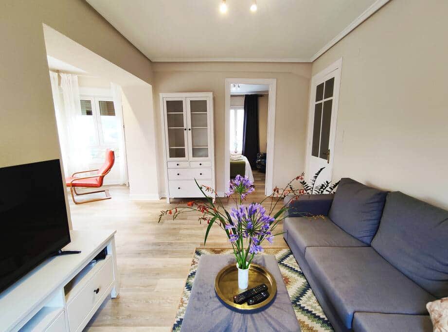 Apartamento Itsasoa Barrika Sala de estar