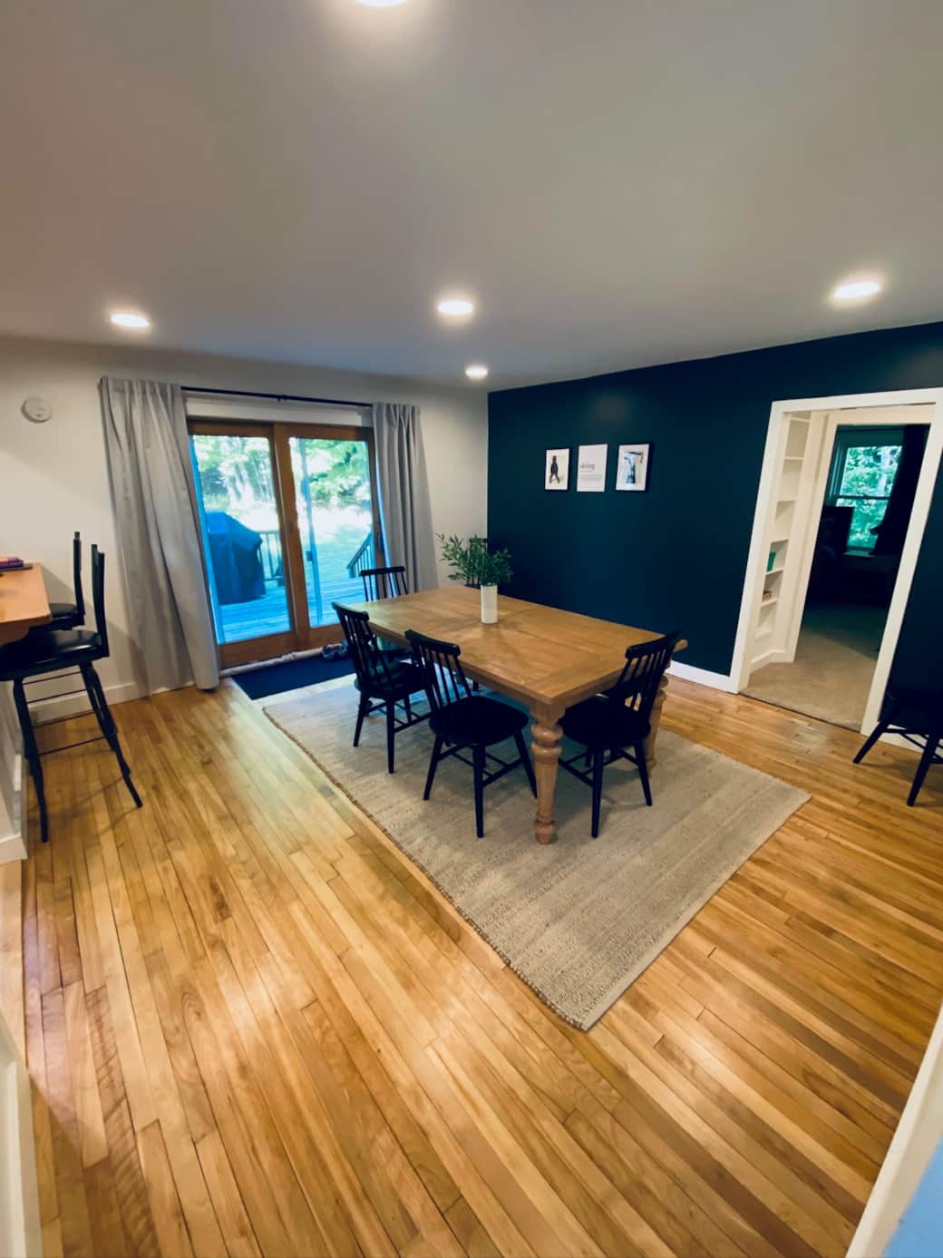 Dining room with plenty of seating for 8