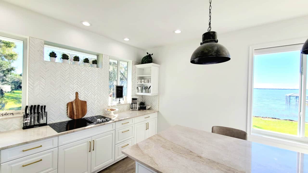 New Beautiful Kitchen with a view
