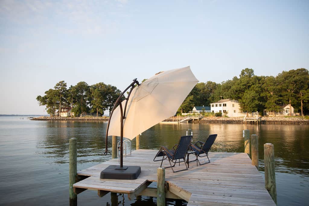Hang out on the dock with some shade