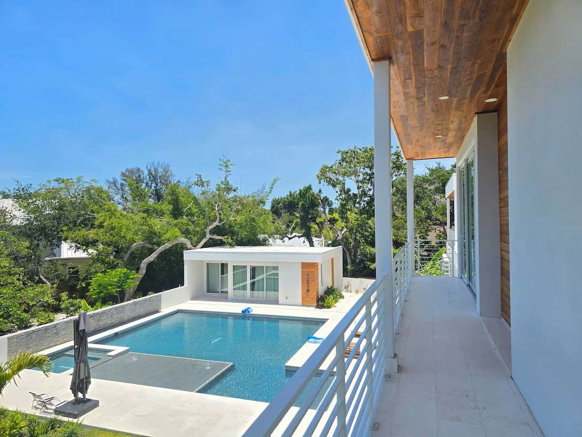 Balcony View of the Property from the Bedroom
