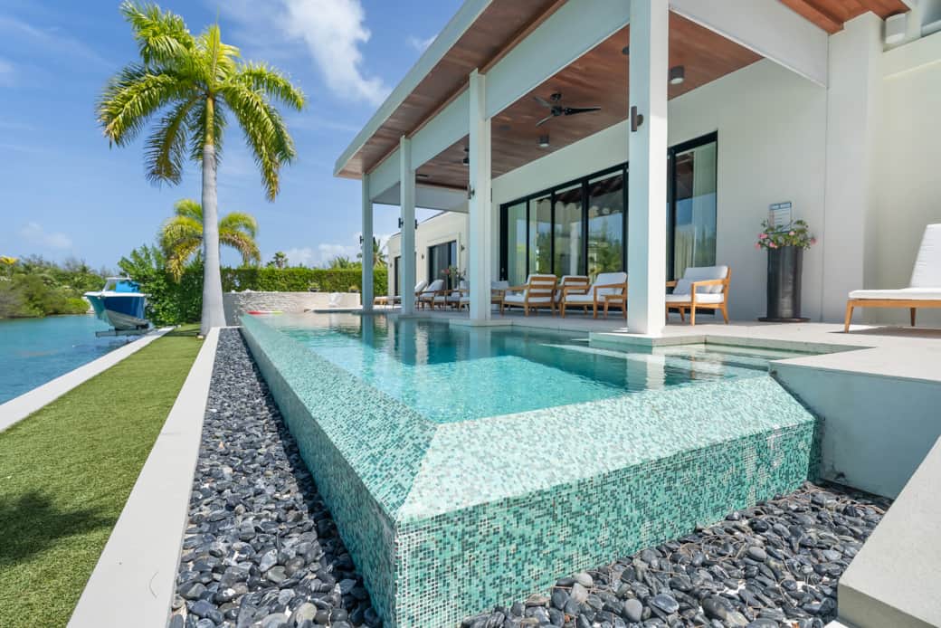 Outdoor Deck and Pool Area