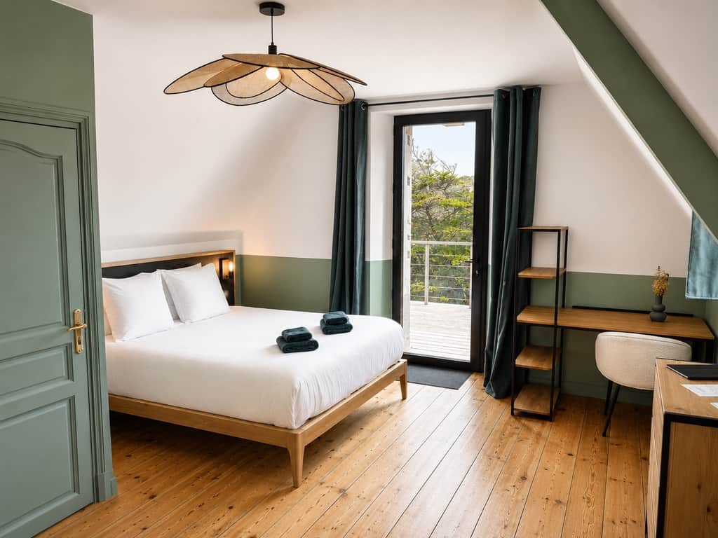 Vue d'ensemble de la chambre