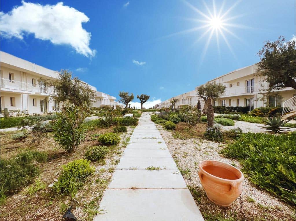 Landscaped communal gardens