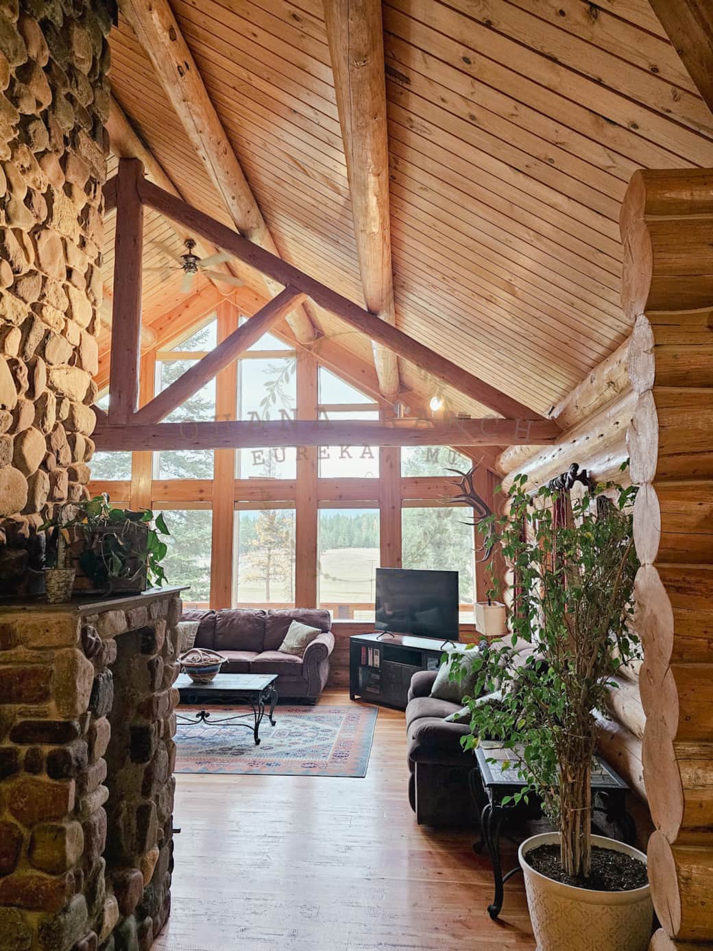 River Rock Living Room Entry River Rock Living Room Entry