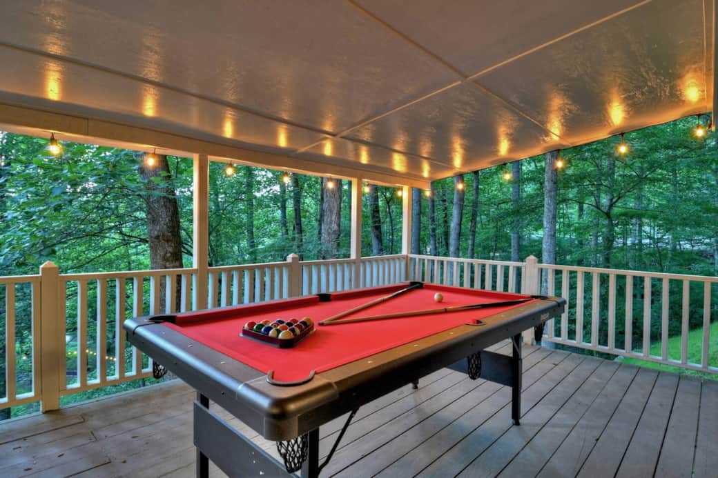 Main level porch