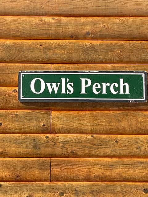 Owl's Perch sign