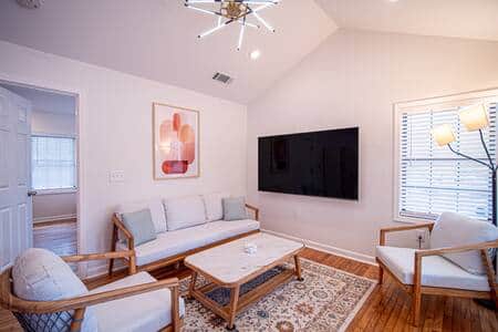 Welcome to your grand living room, where every gathering feels like a special occasion.