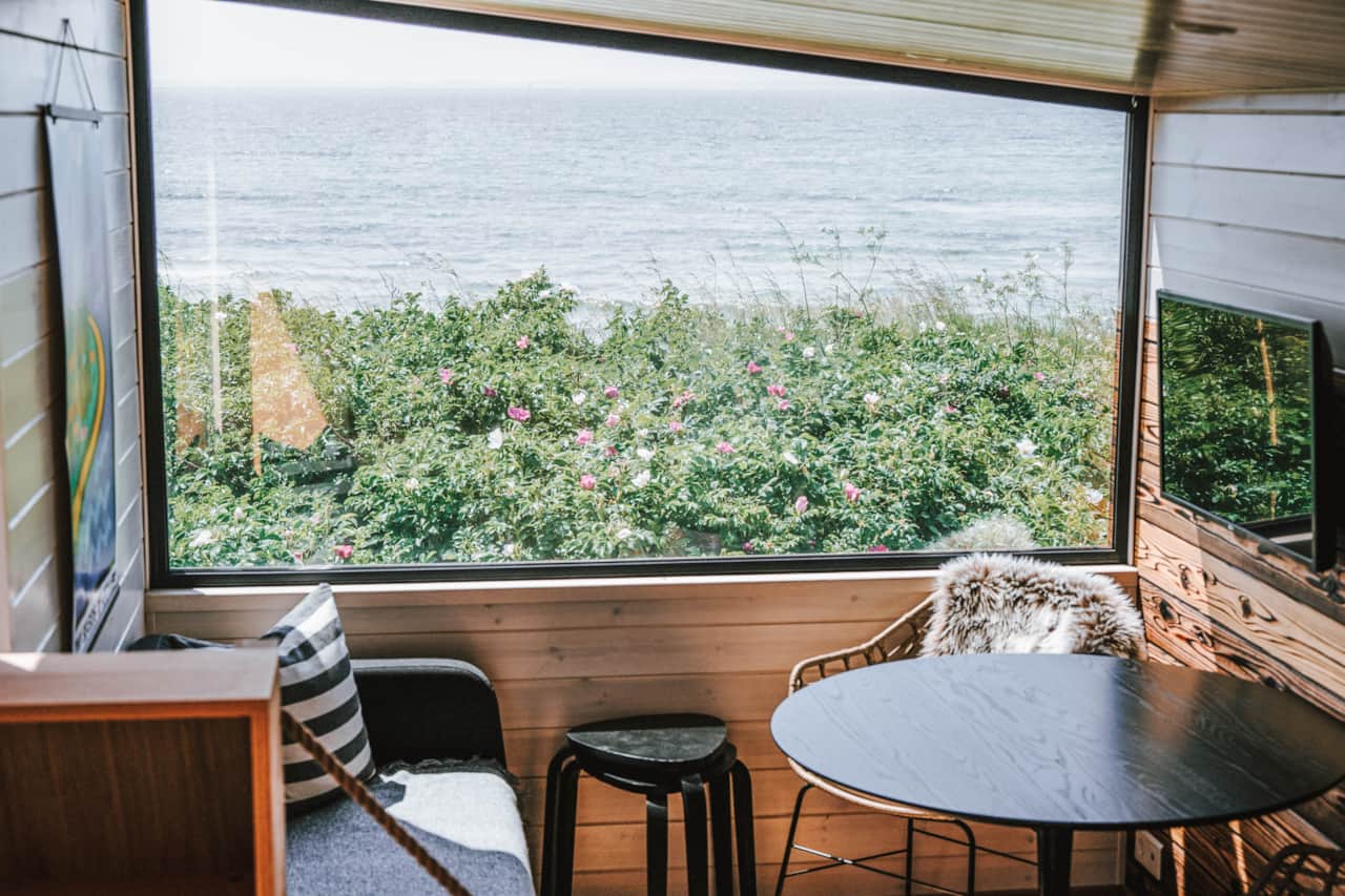Tiny Seaside Dining area