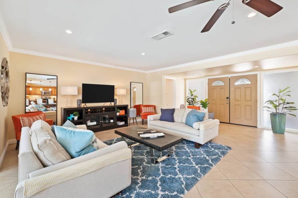 Great entrance with secure front door