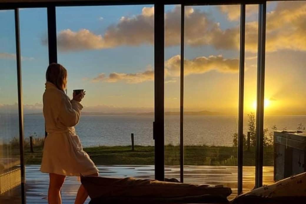Sunrise from bed