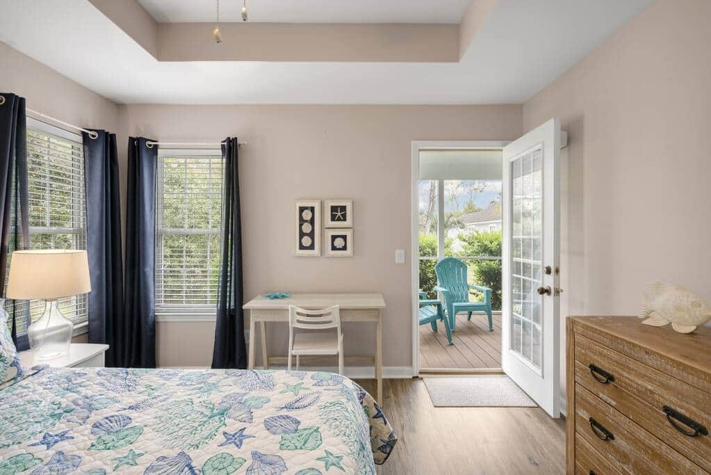 If you must do work on vacation, we have a desk for you too. If you must do work on vacation, we have a desk for you too.