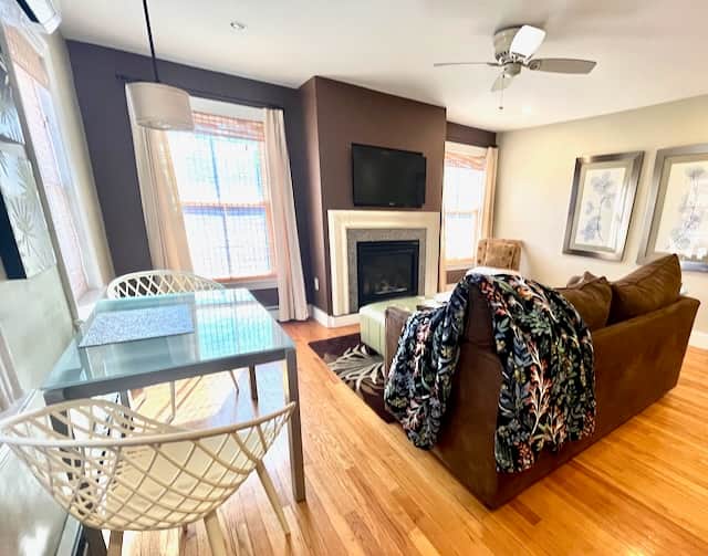 Sunny, thoughtfully designed one bedroom apartment in the heart of the Village of Tannersville