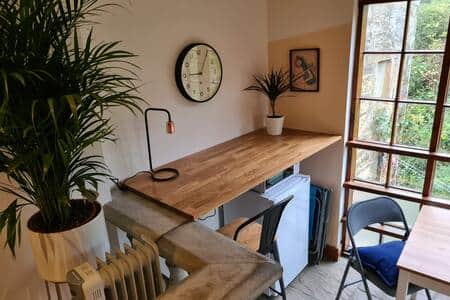 Works space and fast wifi