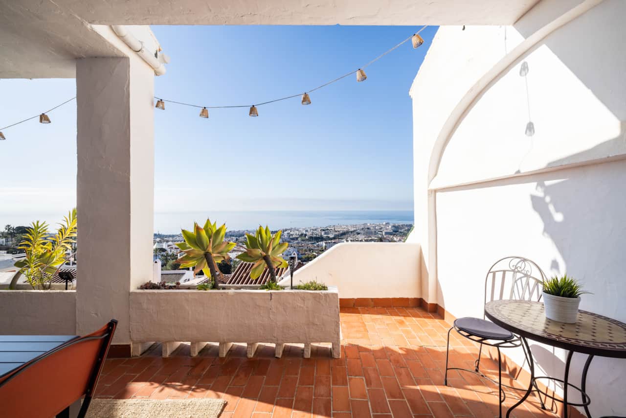 The terrace