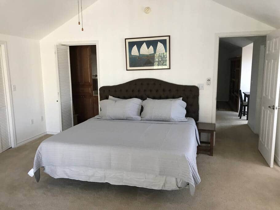 Comfortable bedroom interior.