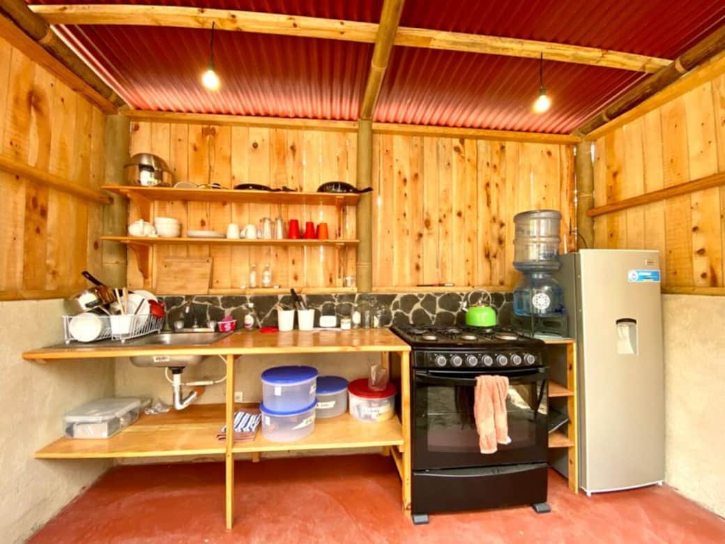 Shared outdoor kitchen Shared outdoor kitchen