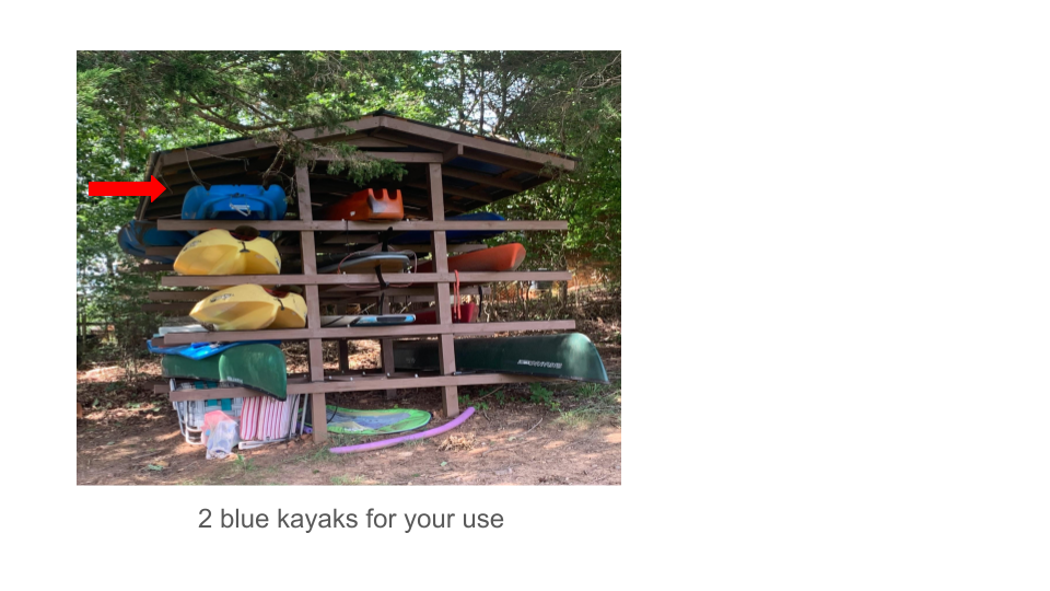 Kayak Use Included in Rental