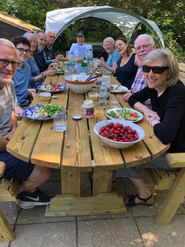 Dine with the family outdoors