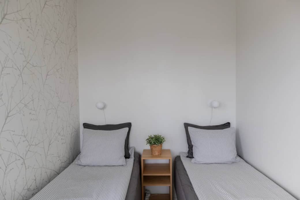 2nd floor bedroom. Beds can be converted to master bed.