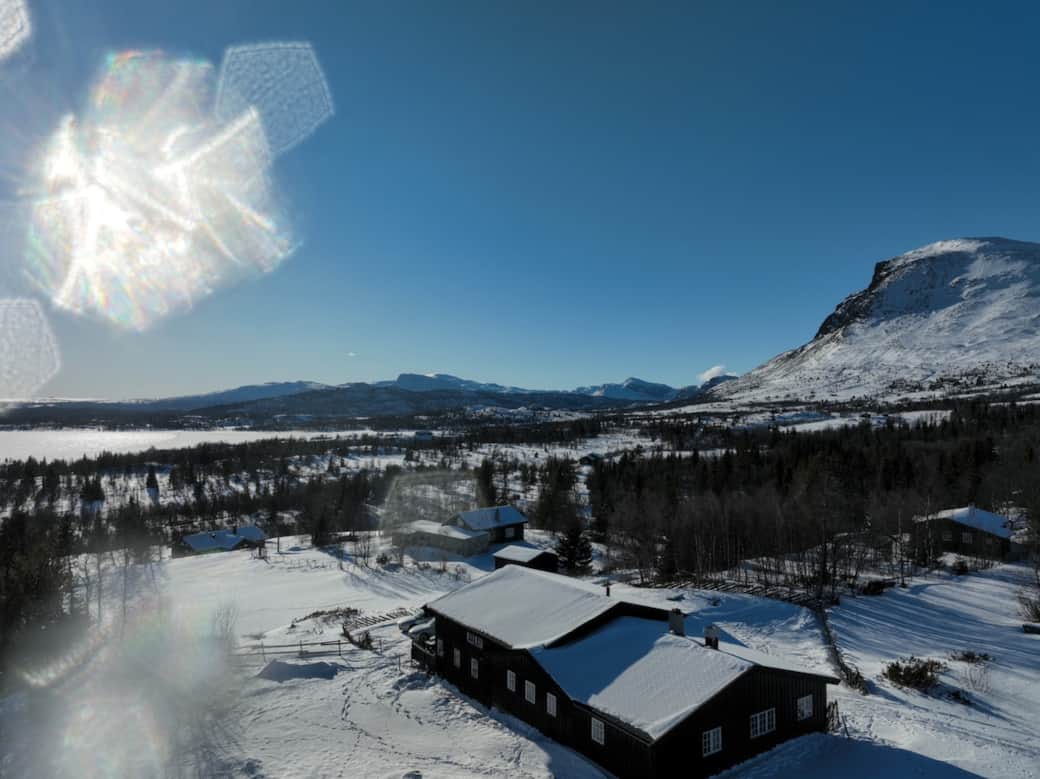 Beautiful view from the cabin