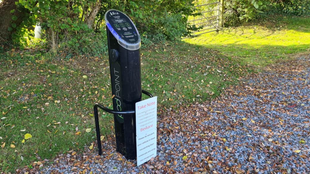 Twin Electric Car Charging Point