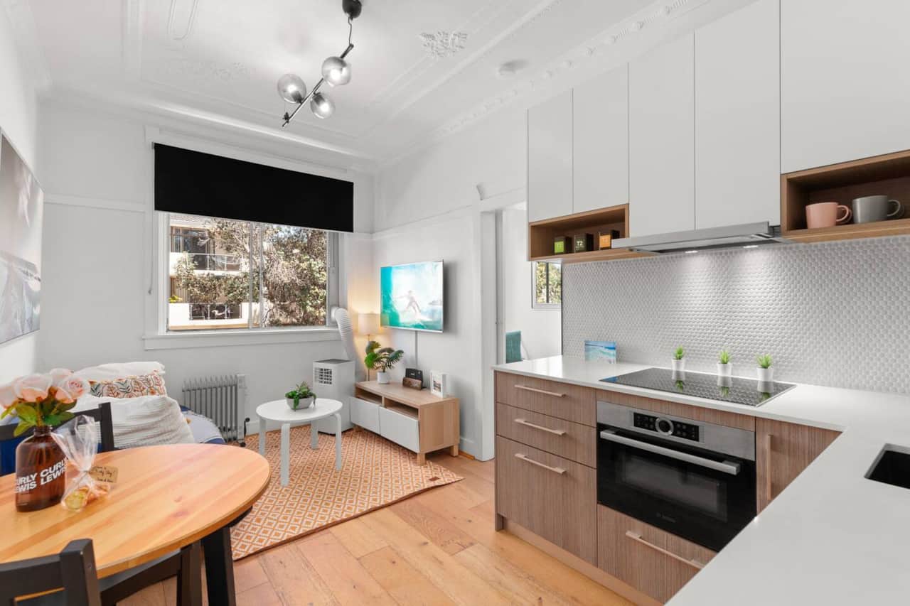 Very practical kitchen with induction electric plates, dishwasher, oven

#bondi #bondi beach #beach #center #curlewis #beach #sea #bondi junction #coogee #bronte