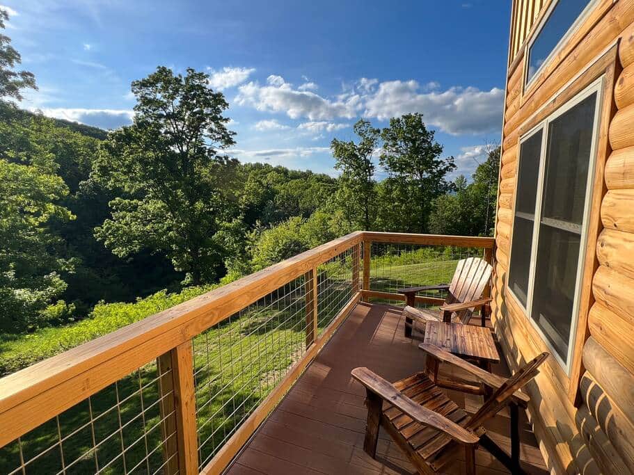 Stunning views of Roundhead Mountain from your deck
