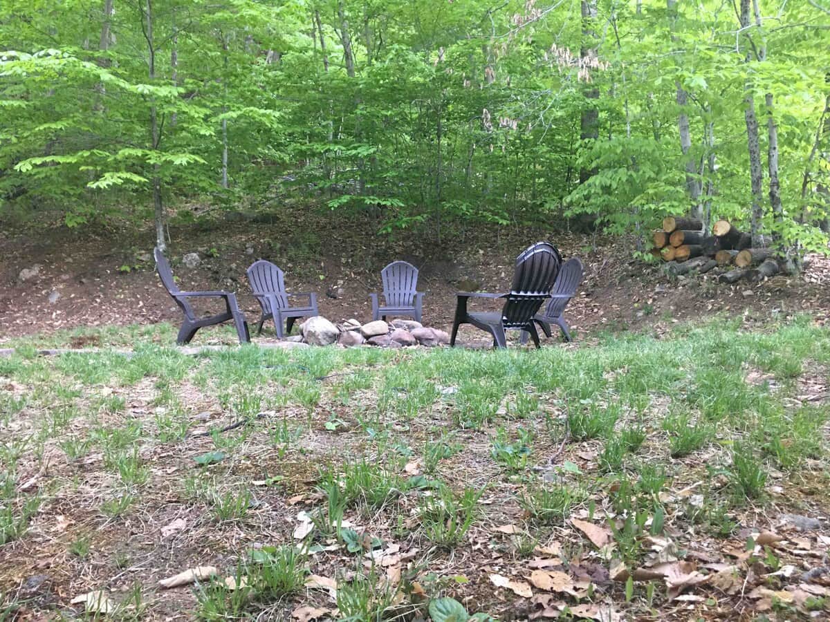 Fire pit area 