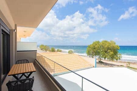Balcony sea view apartment