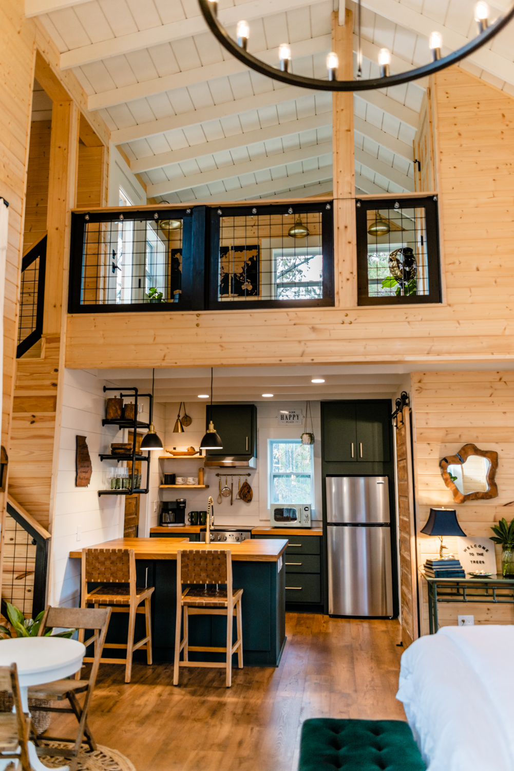 Kitchen and loft view