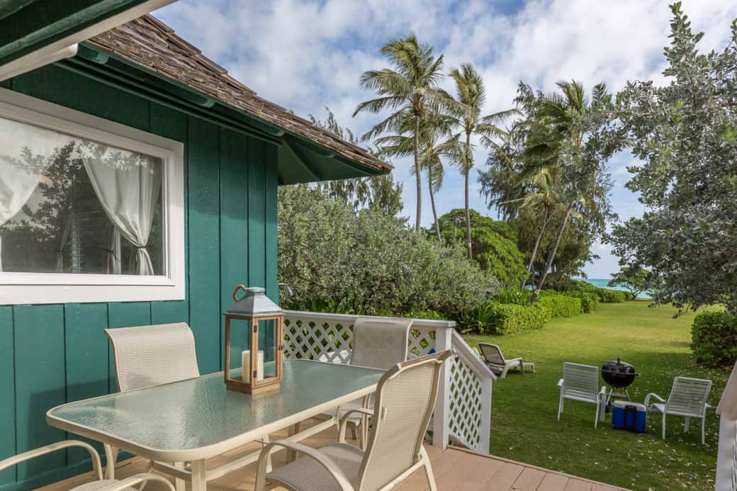 Beachfront Plantation Cottage- Beach Deck