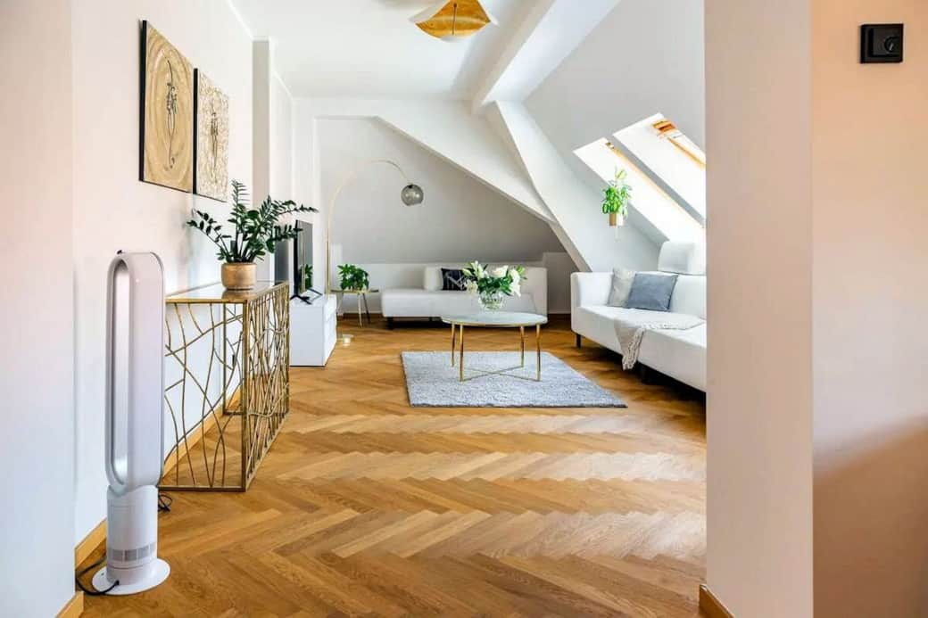 PremiumDeluxe-Maisonette - Blick vom Eingang Wohnzimmer PremiumDeluxe-Maisonette - Blick vom Eingang Wohnzimmer