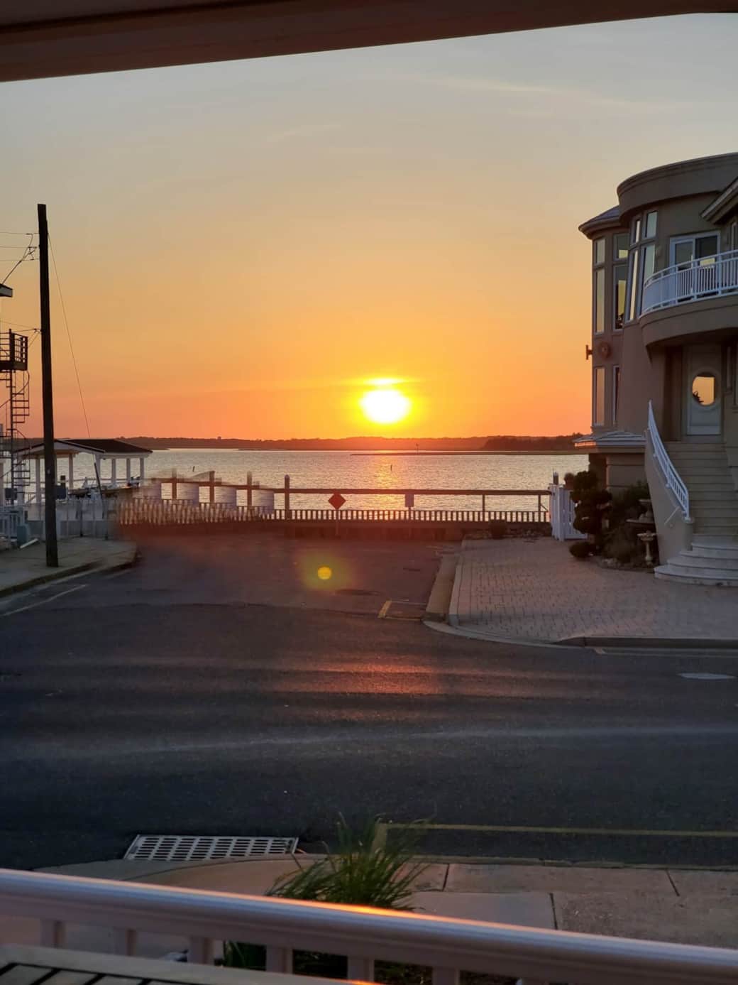 Water view and sunset deck