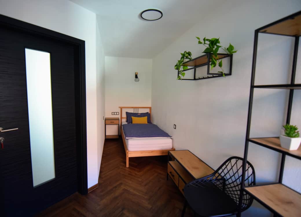 Schlafzimmer,, Einzelbett
