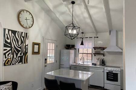 Open concept with island