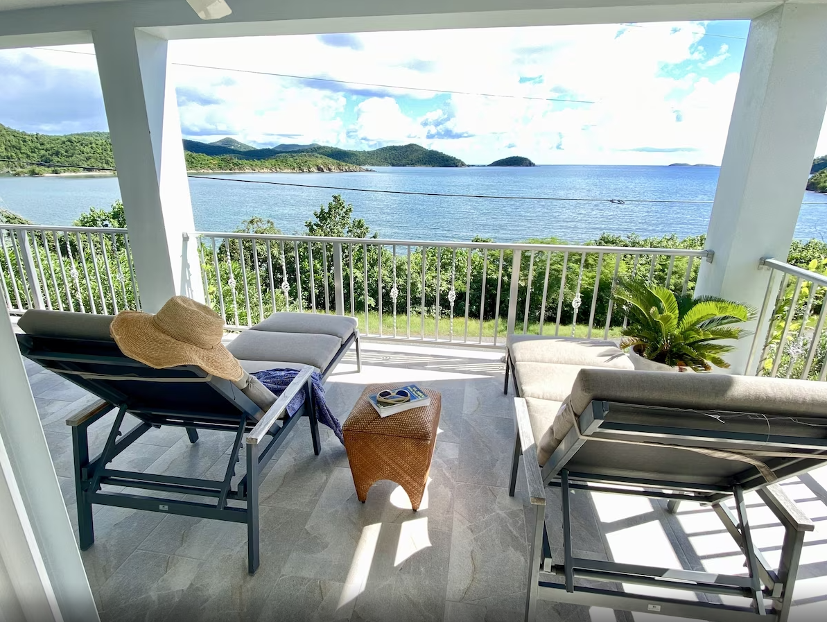Lounge area on the patio