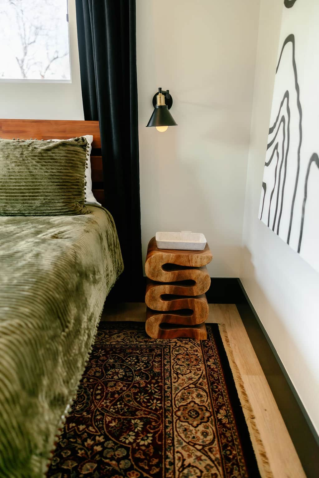 Unique furniture and artwork