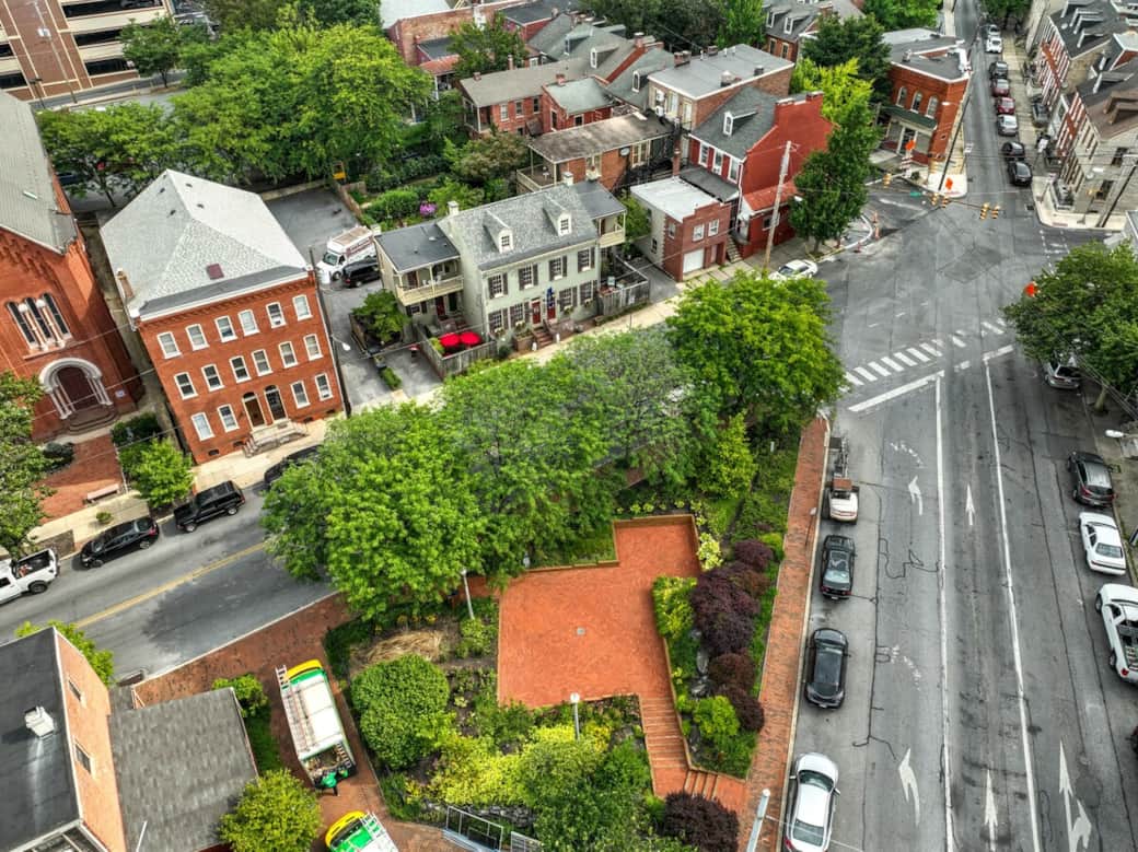 Vine Street Retreat Aerial View.