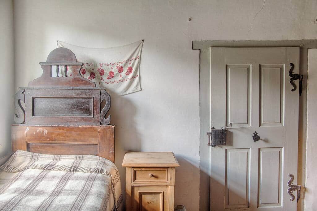 Bedroom at the back of the house