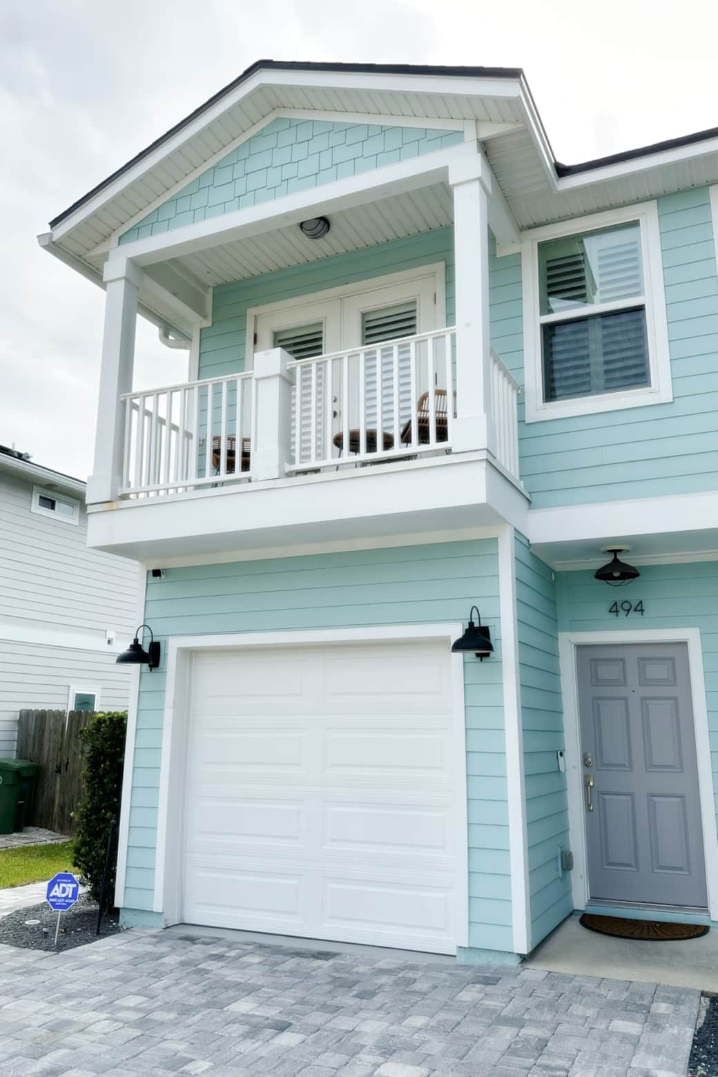 Balcony off the master
