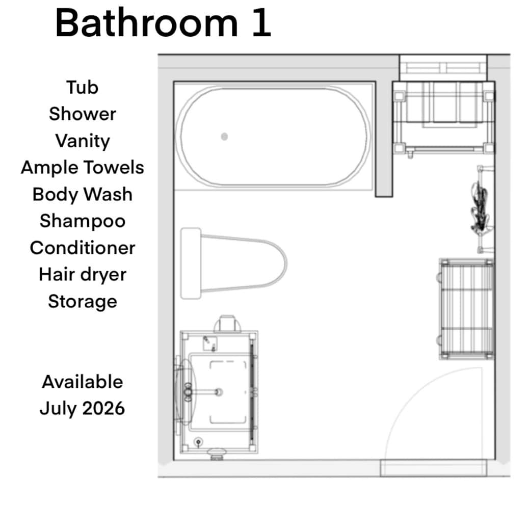 Bathroom 1 - downstairs